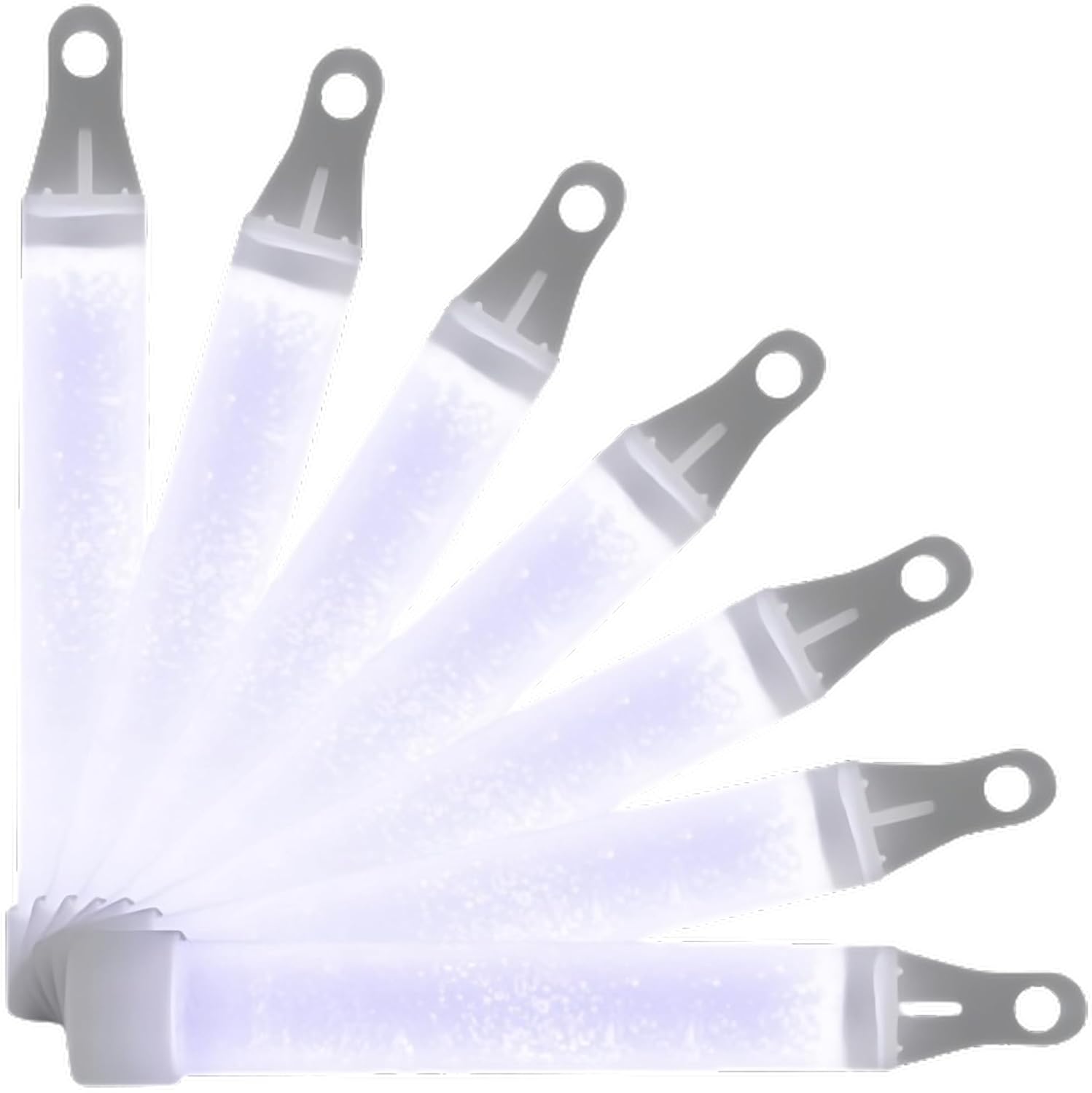 Ocean Explorer's Compact Glow Stick Pack of 50 | 4-inch Non-Toxic White Light Source for Diving Adventures | Underwater Disco Edition by Luminous Larry's.