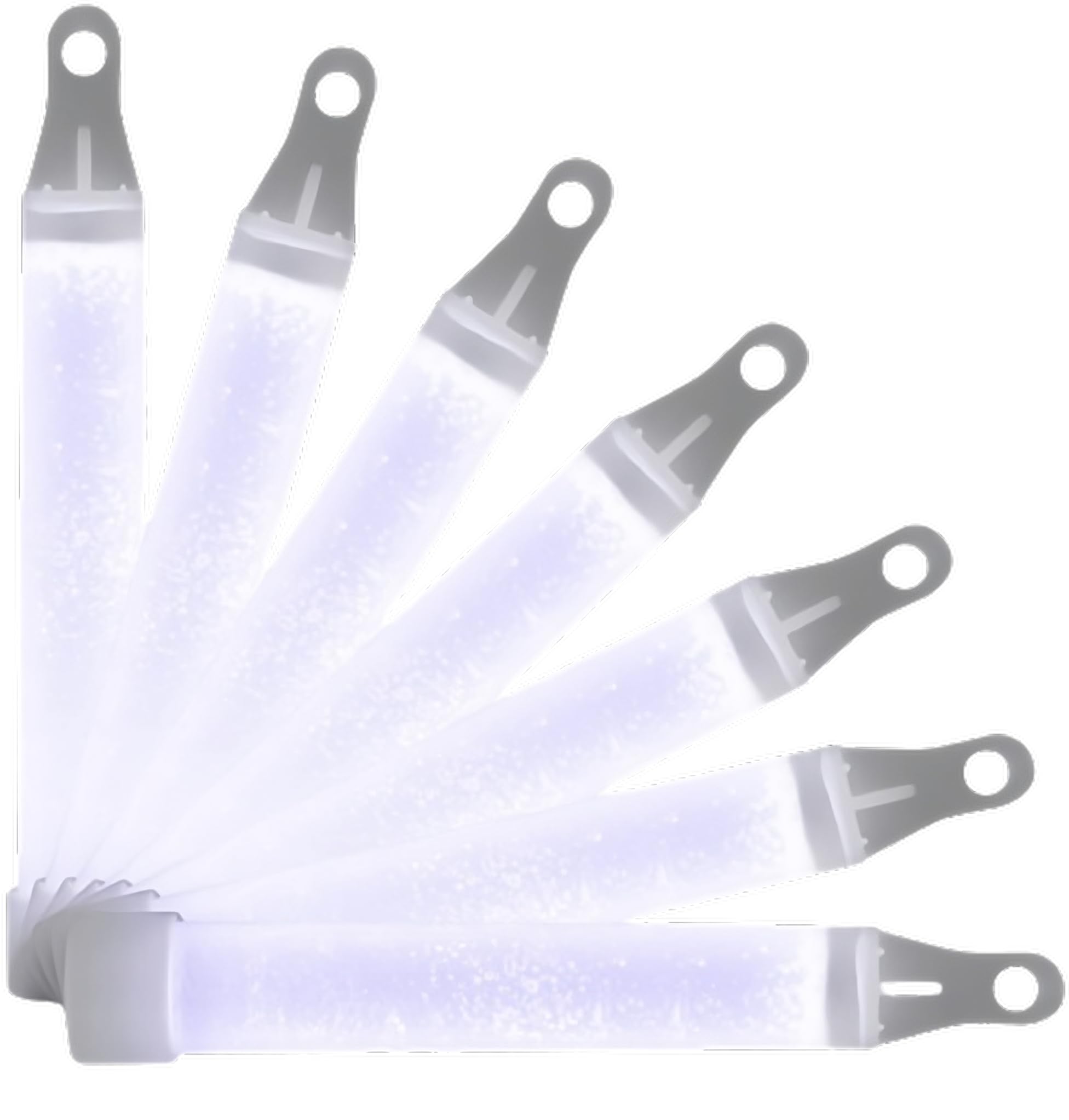 Ocean Explorer's Compact Glow Stick Pack of 50 | 4-inch Non-Toxic White Light Source for Diving Adventures | Underwater Disco Edition by Luminous Larry's.