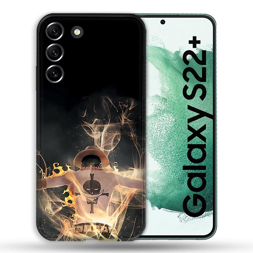Samsung Galaxy S22 Plus Manga One Piece Ace Case Black