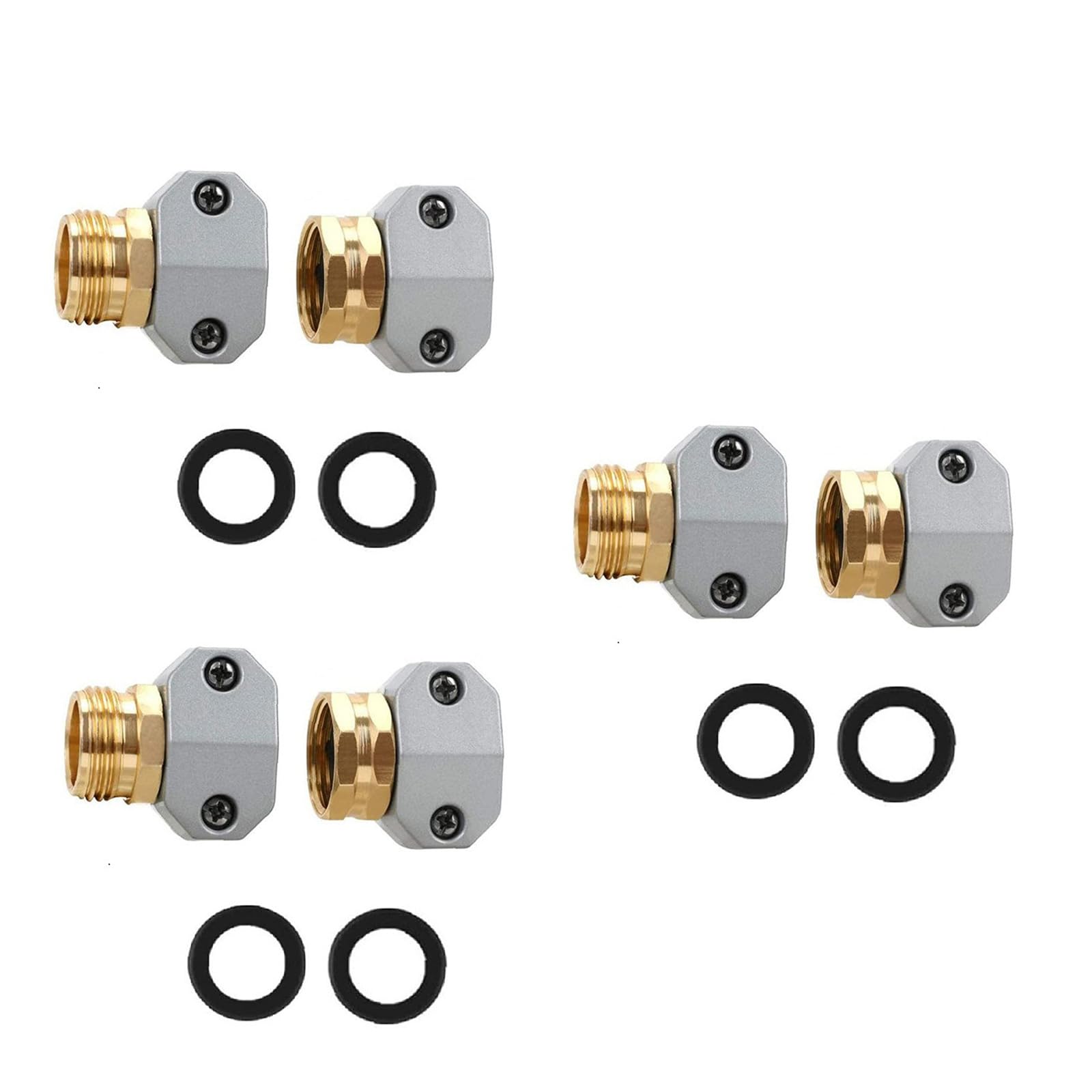 Adaptateur de tuyau d'arrosage antirouille | Raccord réparation eau de jardin