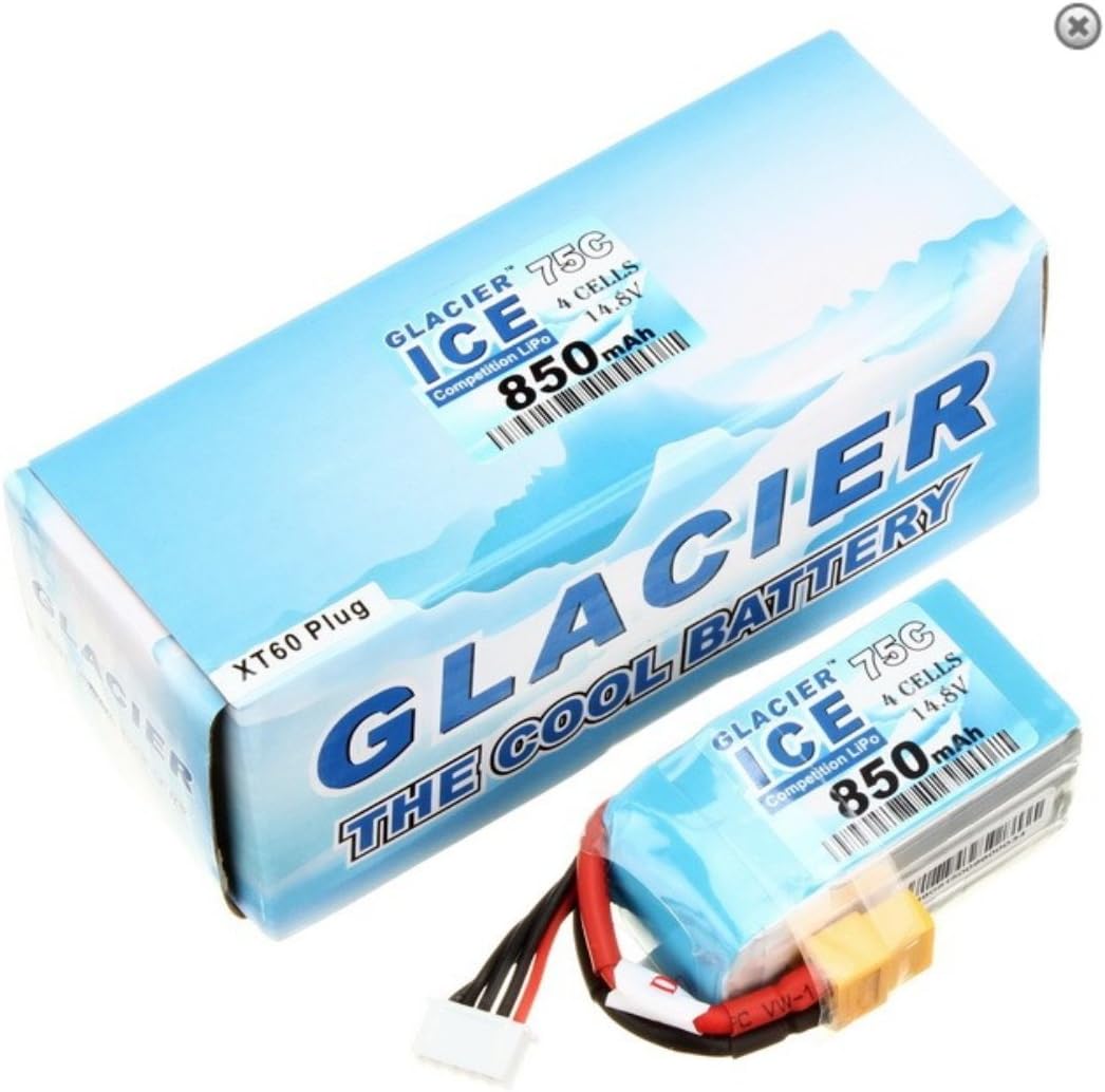 Glacier ICE 75C 850mAh 4S 14.8V LiPo Battery XT60