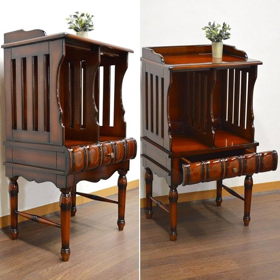 マホガニー ベッドサイドテーブル ミニ本棚 完成品 ナイトテーブル アンティーク Amazon｜マホガニー ベッドサイドテーブル ミニ本棚 完成品 ナイト