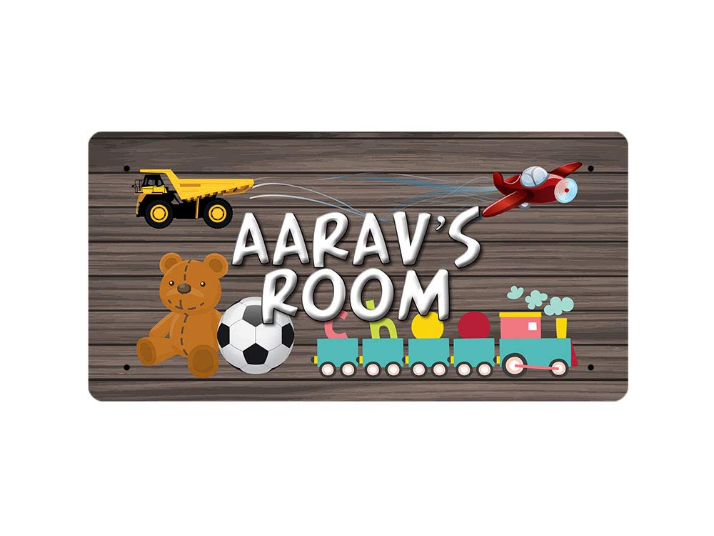 McMug - Aarav's Room - Metal Sign, Decorative Sign, 200mm x 100mm