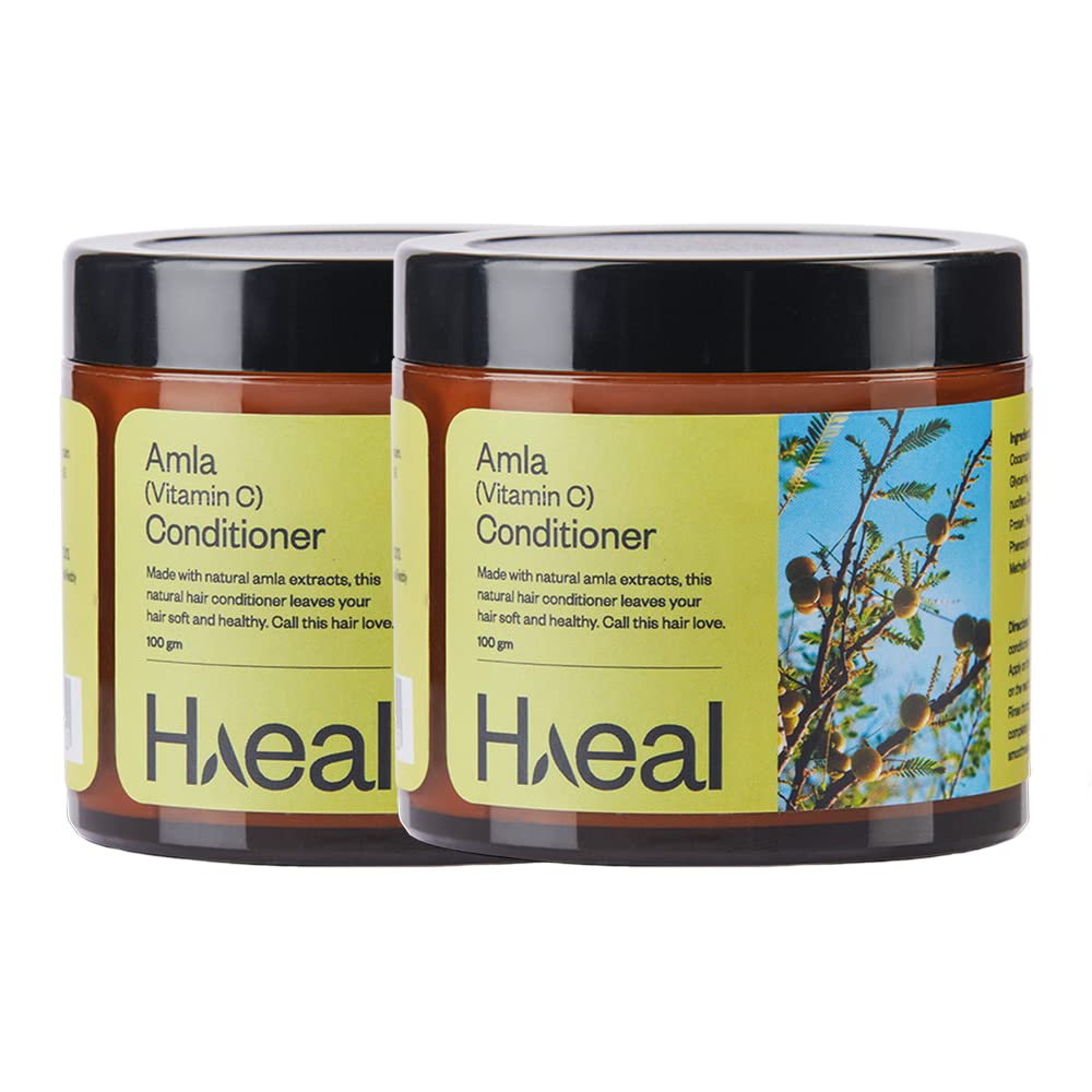 HAEAL Amazing Vitamin C conditioner for Antibacterial Protection (Pack of 2), 2 x 100gm