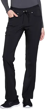 Iflex by Cherokee Scrubs for Women, Drawstring Tapered Leg Scrub Pants CK010