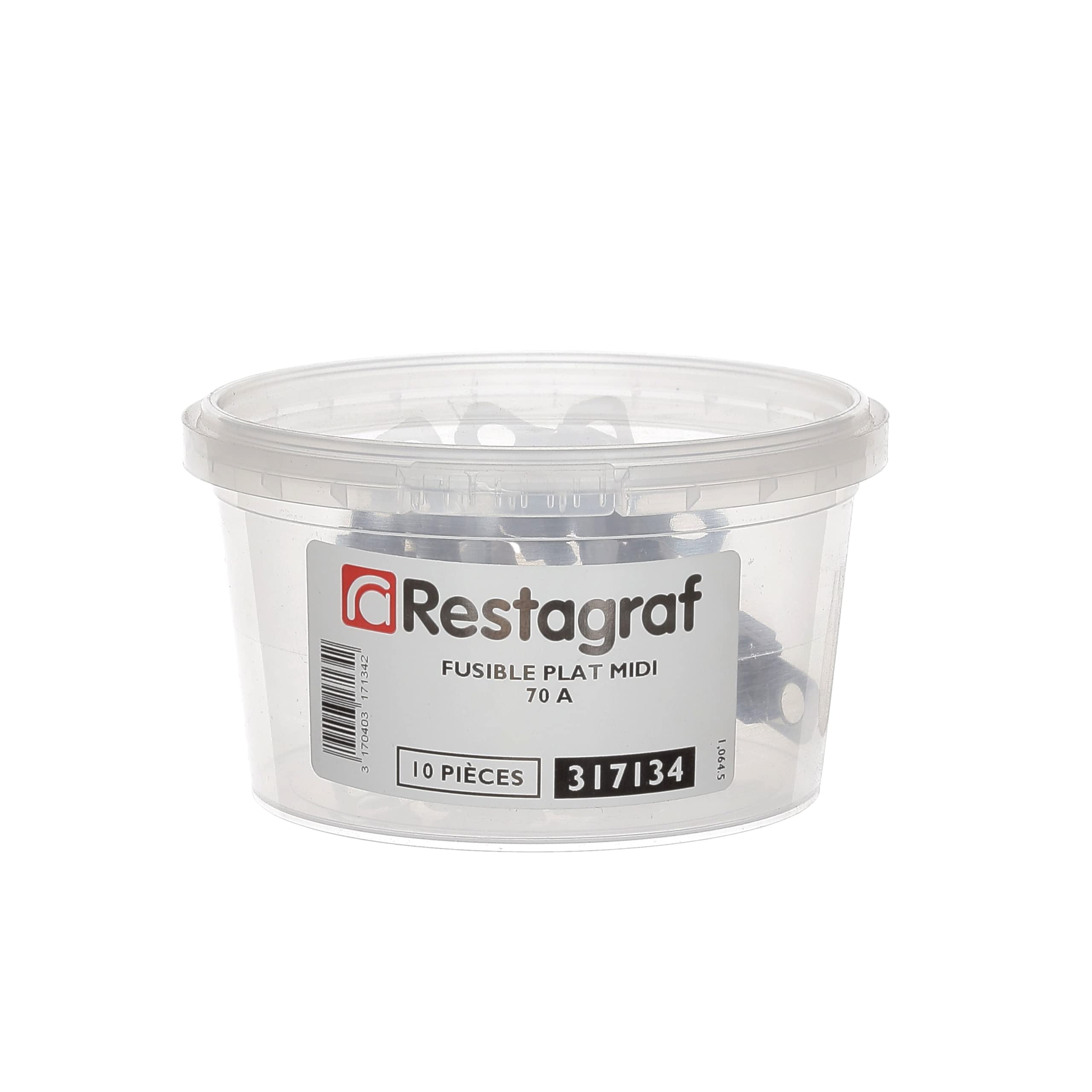 Restagraf Fusible Midi Automobile 70A 58V - Réf. 17134 - Lot De 2, Protection Circuit Électrique