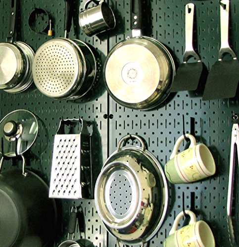Image of Green Metal Pegboard by Wall Control - 2 Pack
