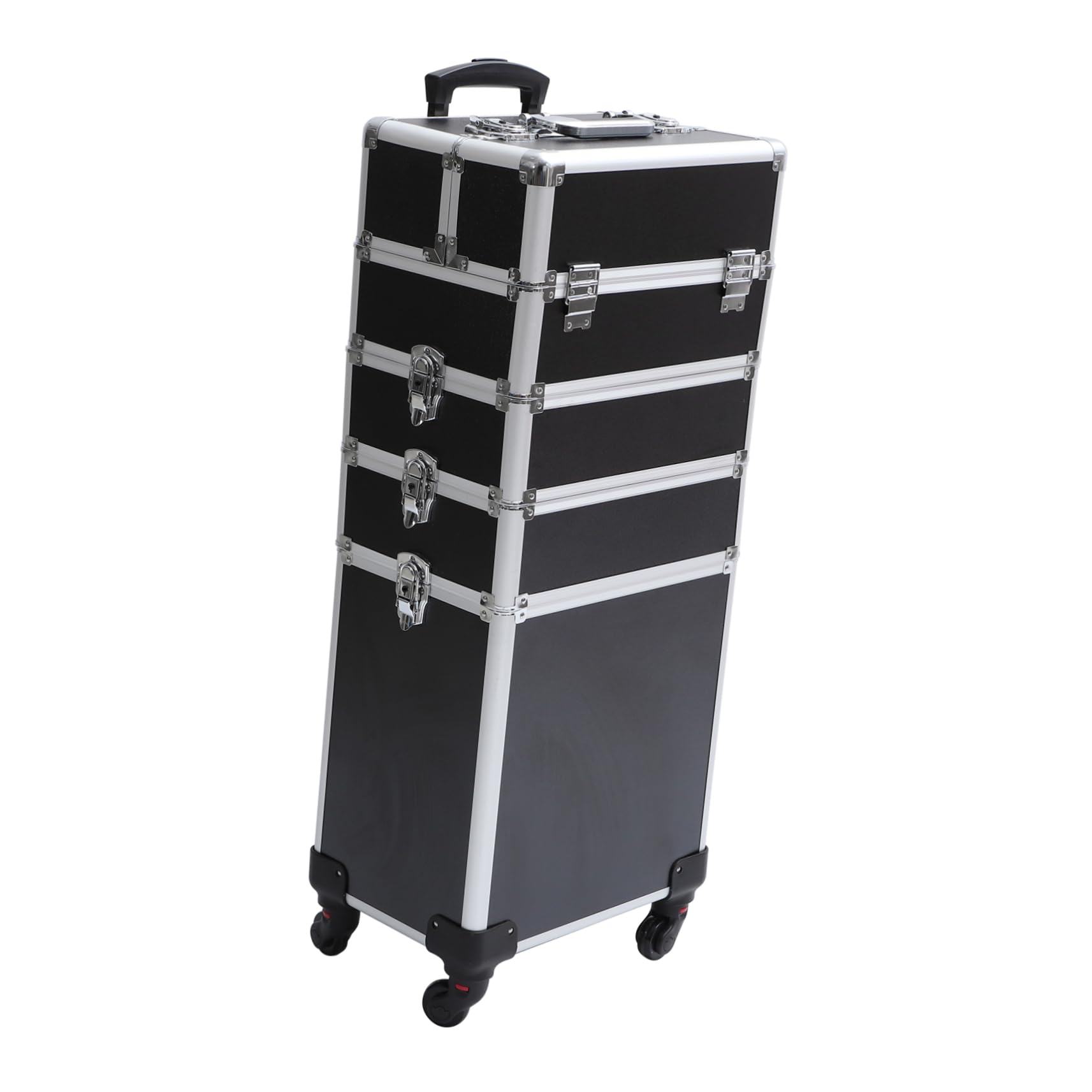 Trolley Kosmetikkoffer 4-lagig aus Aluminiumlegierung und Polyester