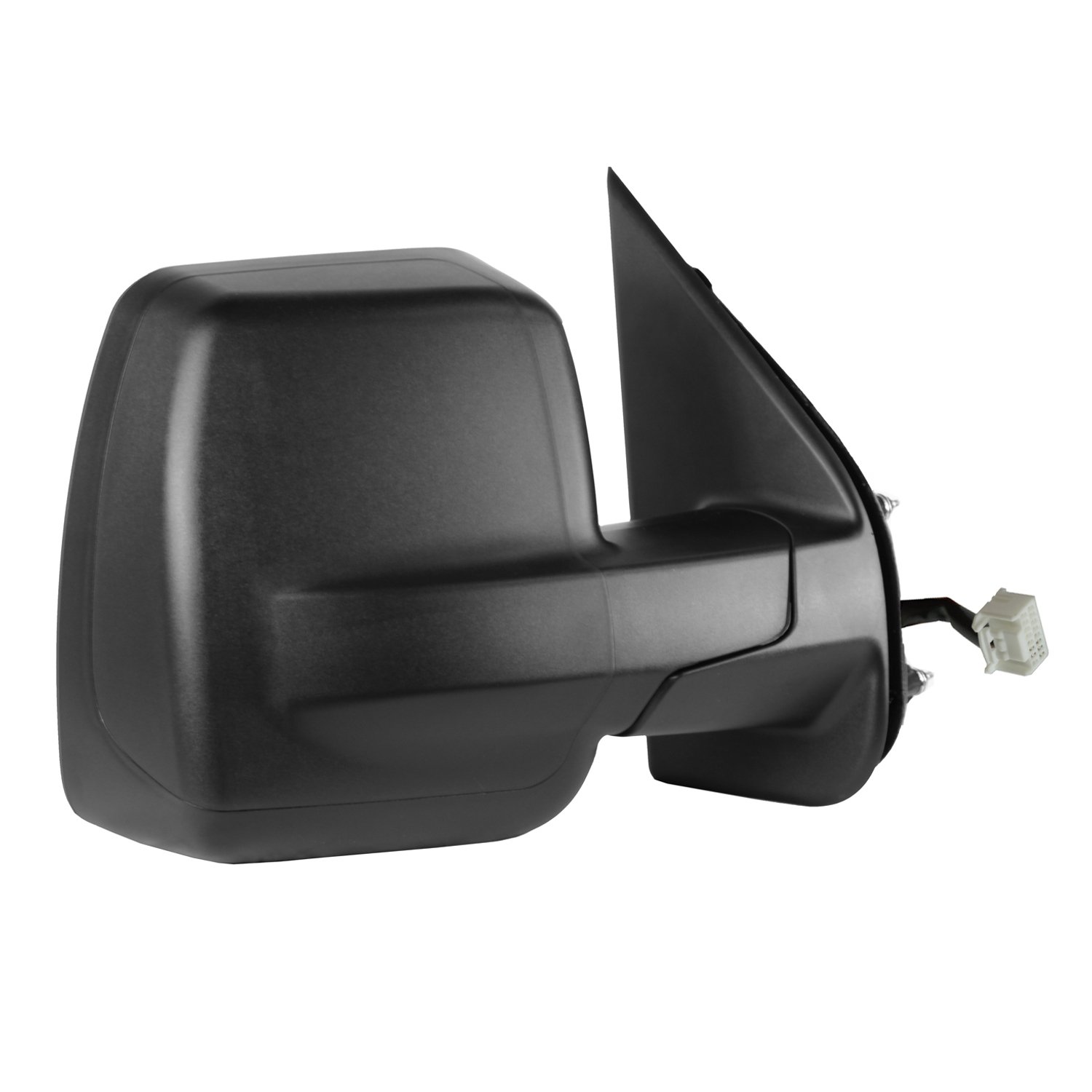 Fit System Passenger Side Mirror for Nissan NV 1500, 2500, 3500, Textured Black, Dual Lens Foldaway, w/o Tow pkg, Heated Power