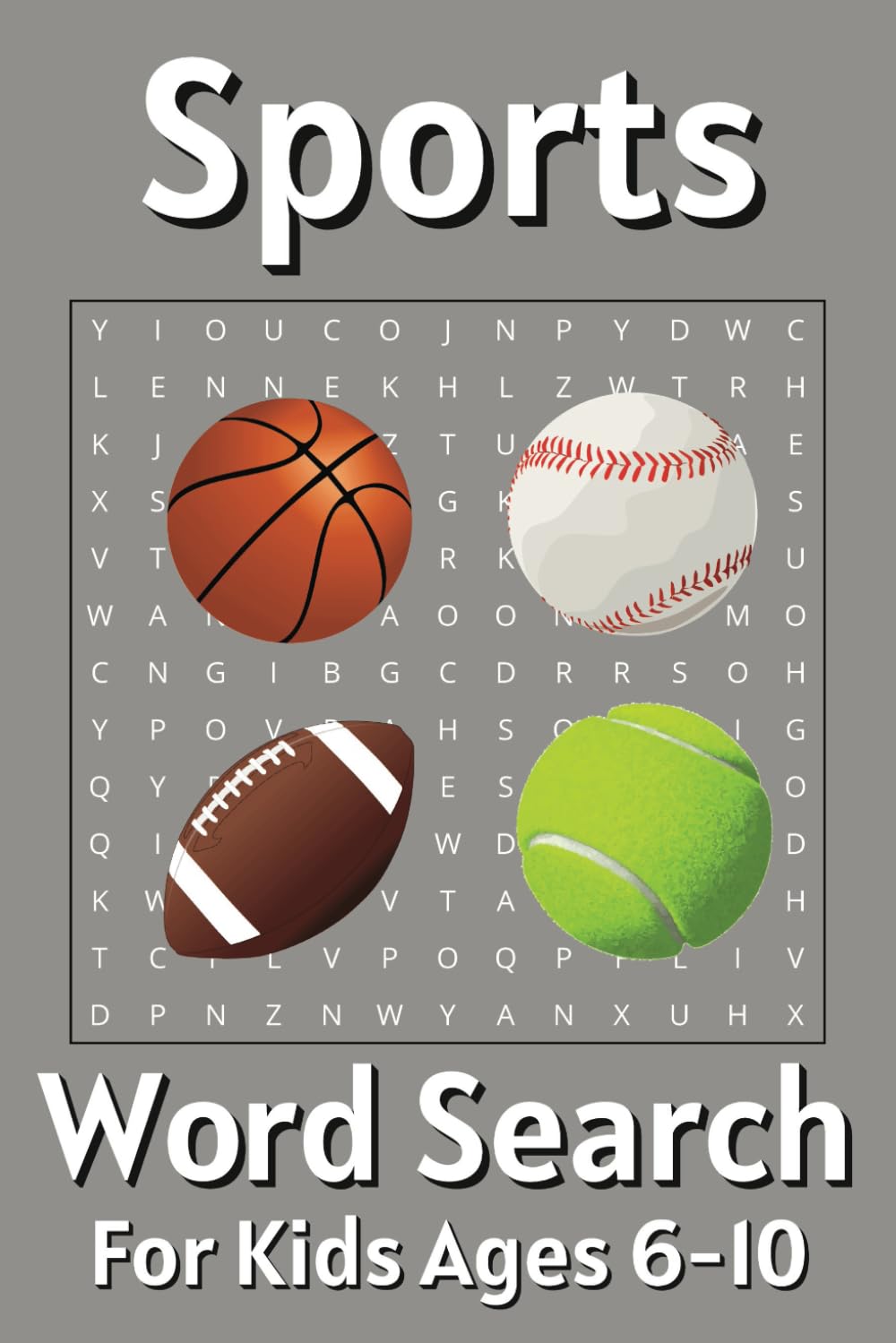 Sports Word Search Puzzle Book: Word Searches with Easy-to-Read Print about Baseball, Basketball, Tennis, and More | 6x9 inches, 110 pages | 50+