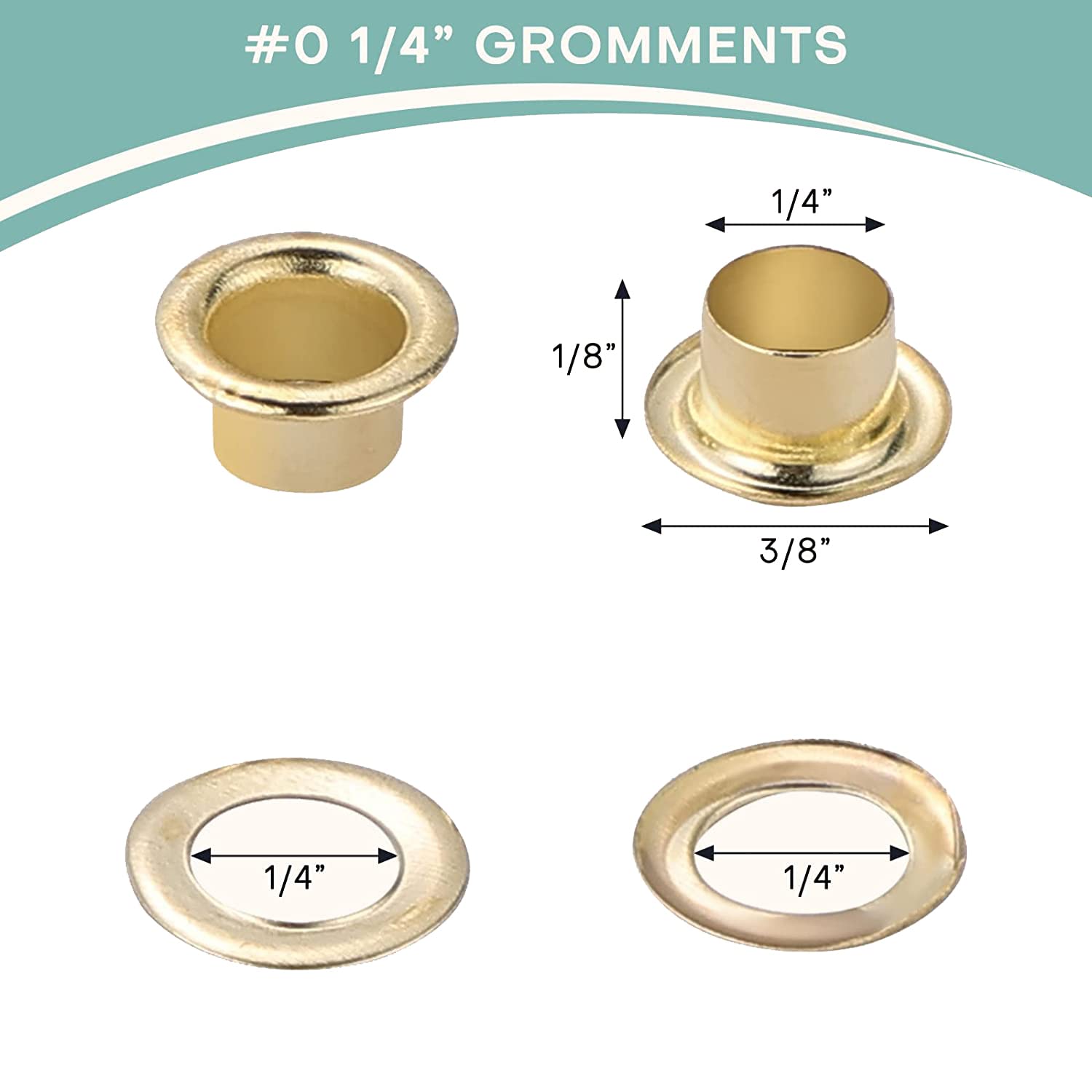 Kit Di Anelli Di Tenuta Da 100 Set Con Rondelle Ad Occhielli - Foto 8