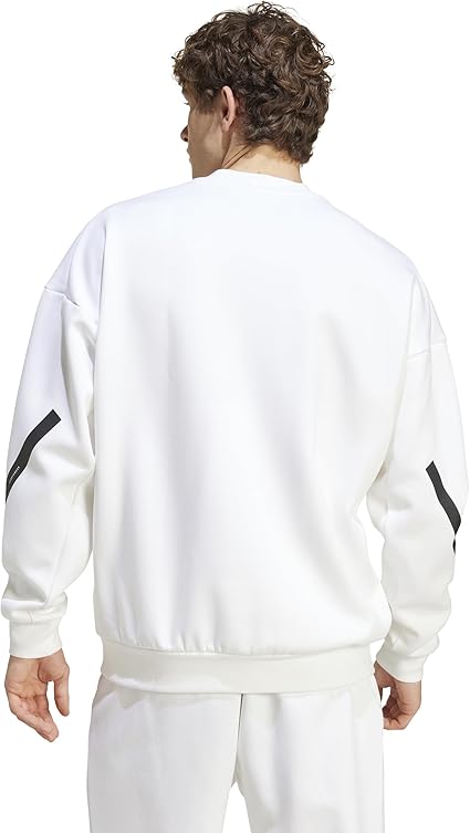 adidas Men's Z.N.E. Sweatshirt, White at Amazon Men's