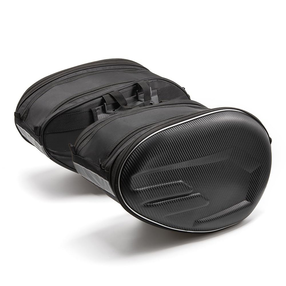 Bolsas laterales para motocicleta 36 L-58 L alforjas para moto impermeables bolsa trasera moto