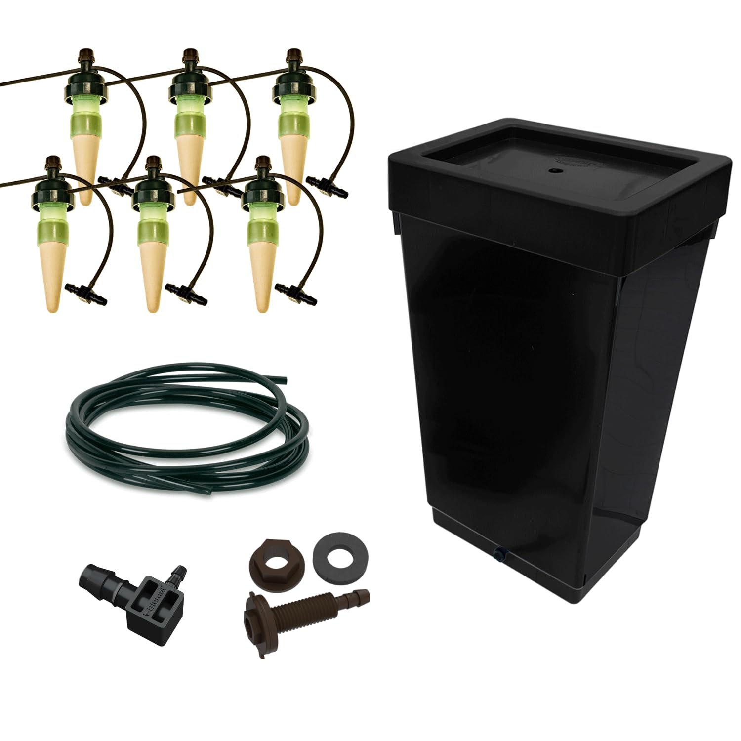 Bewässerungsset für 6 Pflanzen mit 47 L Tank – inkl. original Blumat Tropfer & Zubehör