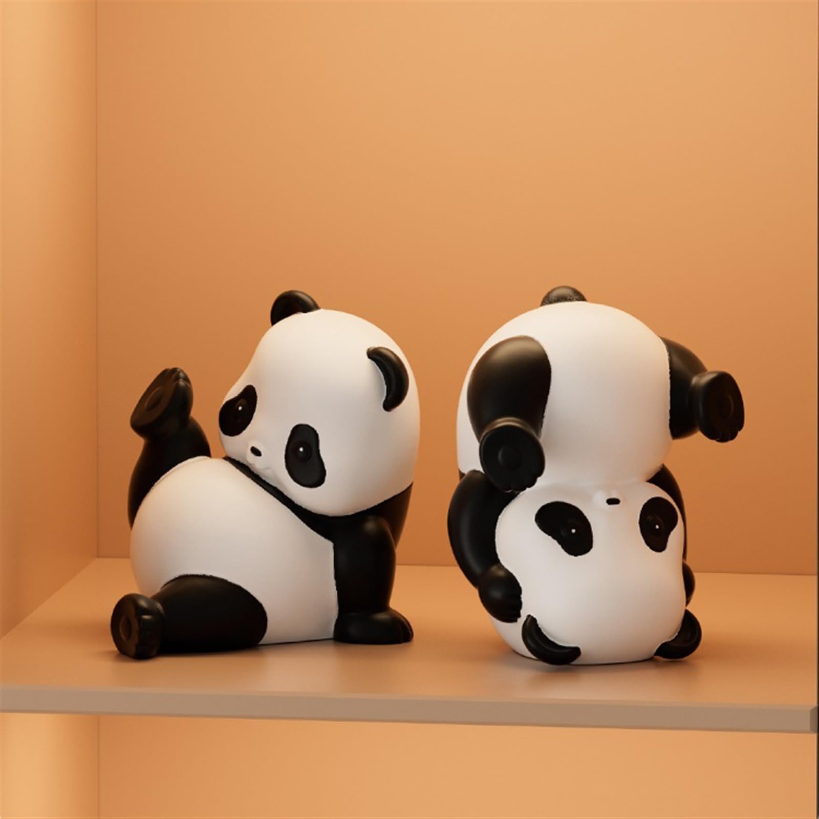 fermalibri Fermalibri decorativi in ​​resina Fermalibri resistenti Panda for contenere libri Fermalibri for libri pesanti for scaffali Scrivania da ufficio fermalibri per mensole