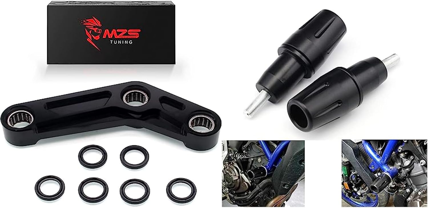 MZS Frame Sliders Crash Protector Guards + Lowering Link