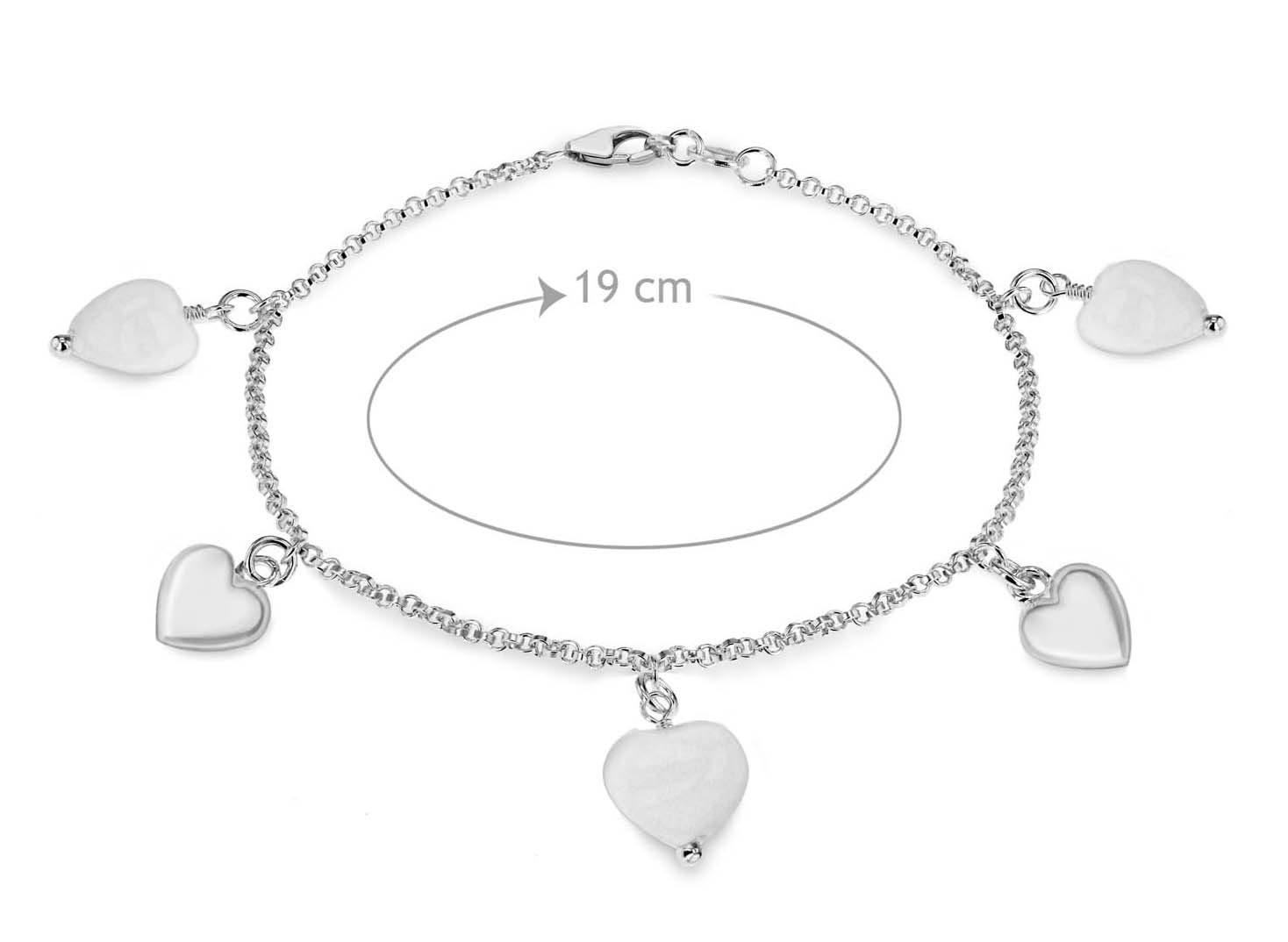 Tuscany Silver 8.24.6672 Pulsera de plata de ley (925/1000), con ojo de gato de mujer