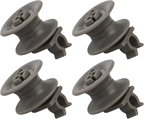 Create idea 4 ruedas de rodillo superior para escurridor de platos 4581DD3002A compatibles con LG LDF6920BB LDF6920ST Lavavajillas Asamblea piezas