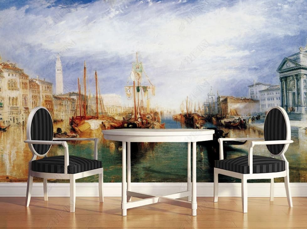 Papier peint intissé Venise poster mural 350x256 cm pour salon