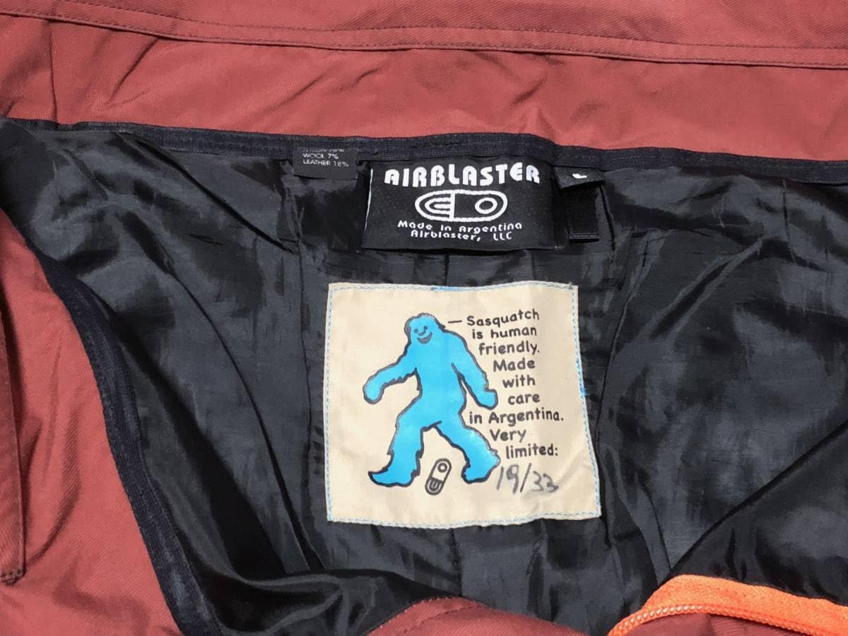 Amazon.co.jp: airblaster susquatch sizeL エアブラスターサスクァッ 