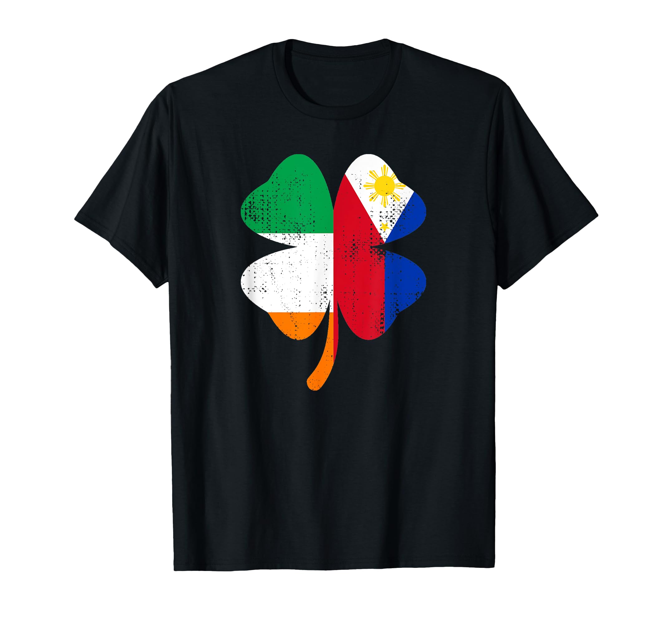 Photo 1 of **COLOR IS GREEN**Irish Filipino Flags St Patricks Day T-Shirt T-Shirt
