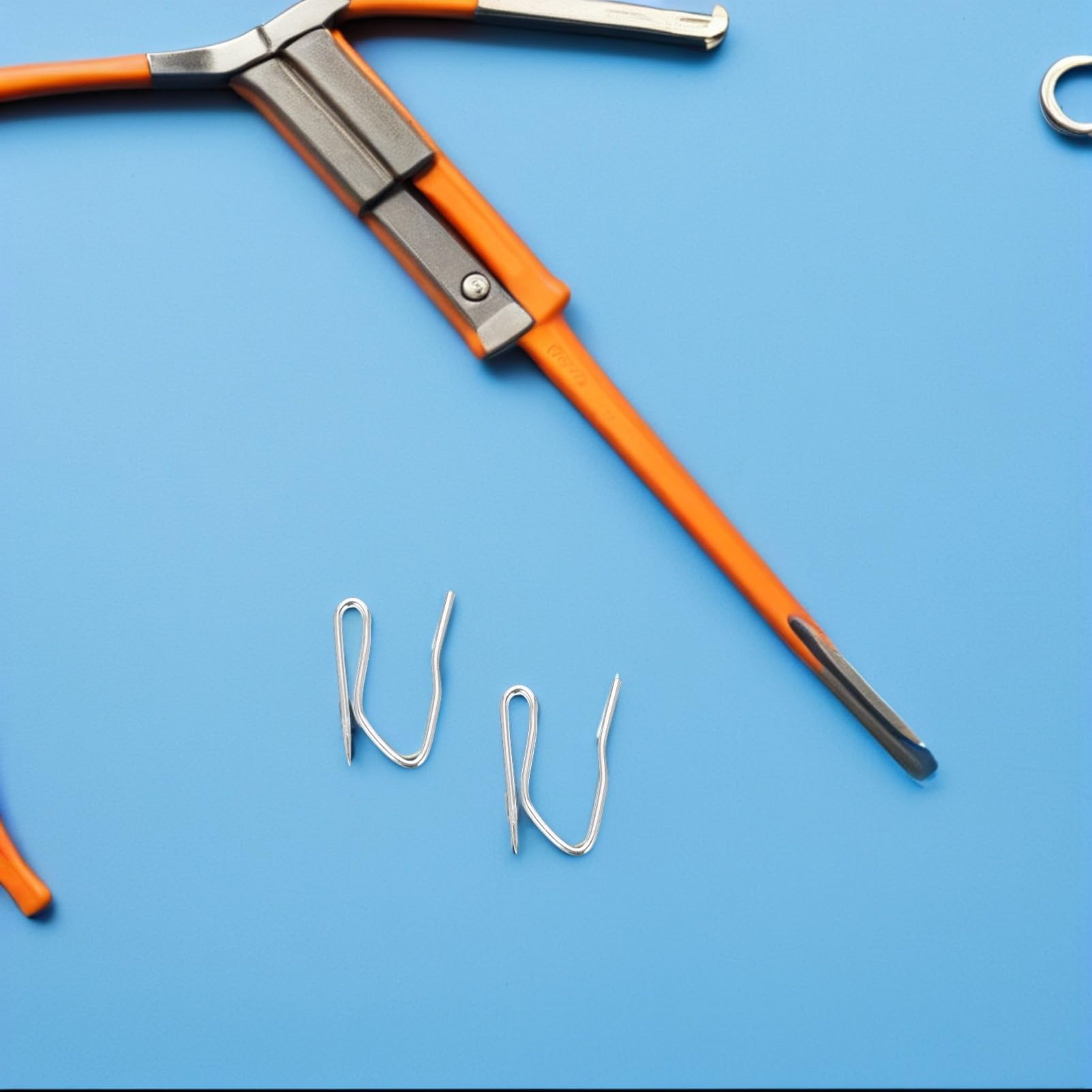 500 Stück Schwere Metall Vorhanghaken mit Clips Robuste Drapery Pin Hooks für Vertikale Jalousien Faltenvorhänge und Gardinen Vielseitige Fenster Duschvorhanghalterung Einfache