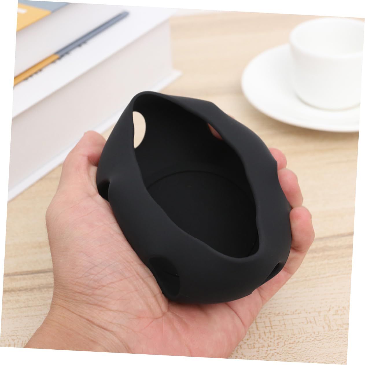 UPKOCH 3piezas Funda De Silicona Antirayaduras para Home Mini Protección Duradera y Ligera Acceso Completo Controles y Cargador Compatible Home Mini Negro