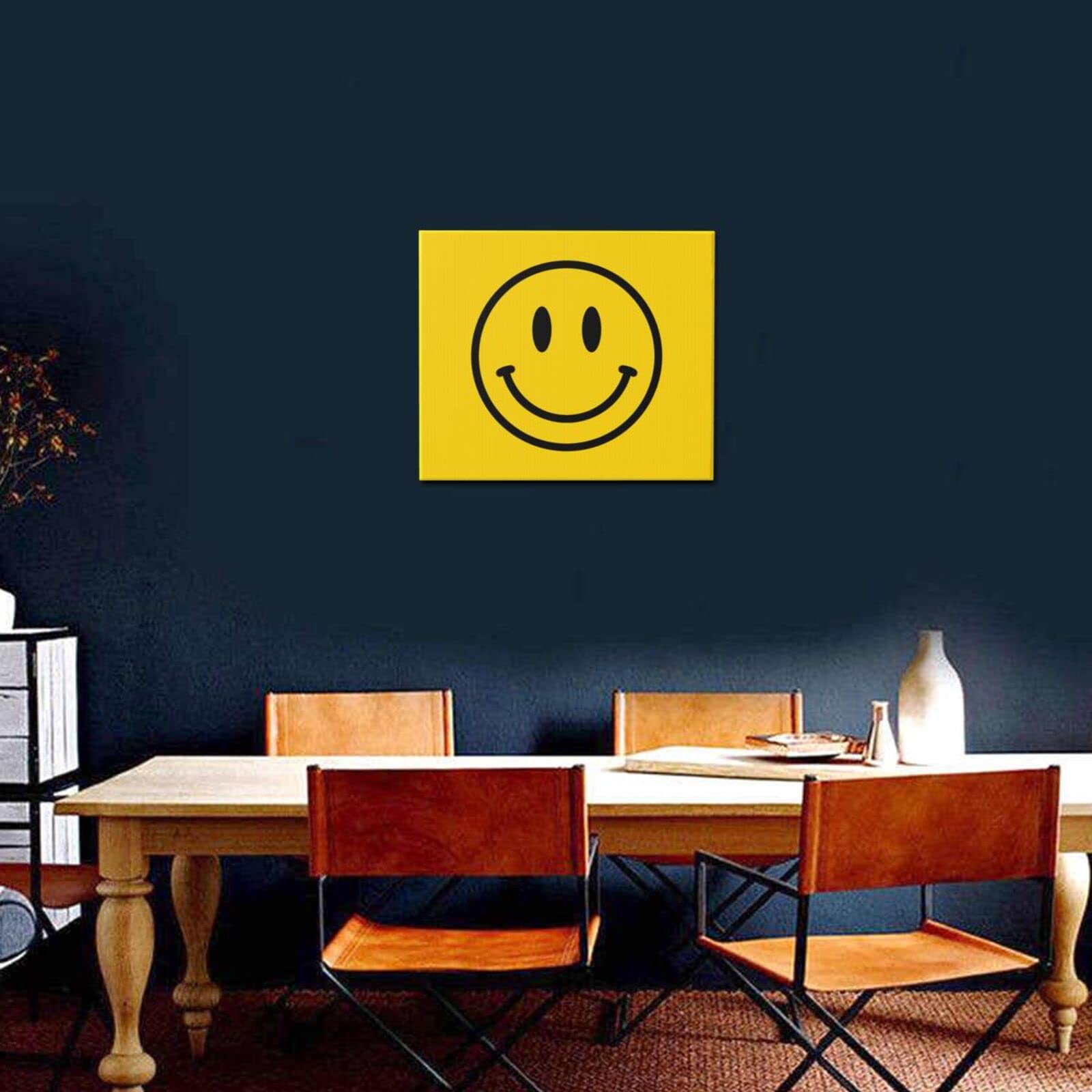 Amazon.co.jp: カラフル ニコちゃんマーク アートパネル 飾り絵