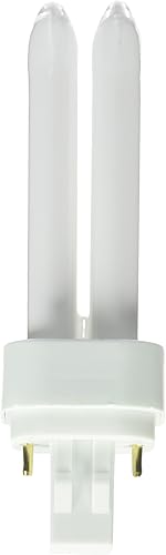 Sylvania 21109 2700K lámpara fluorescente compacta doble tubo con 2 patas, 21120, 13watts, 120 volts