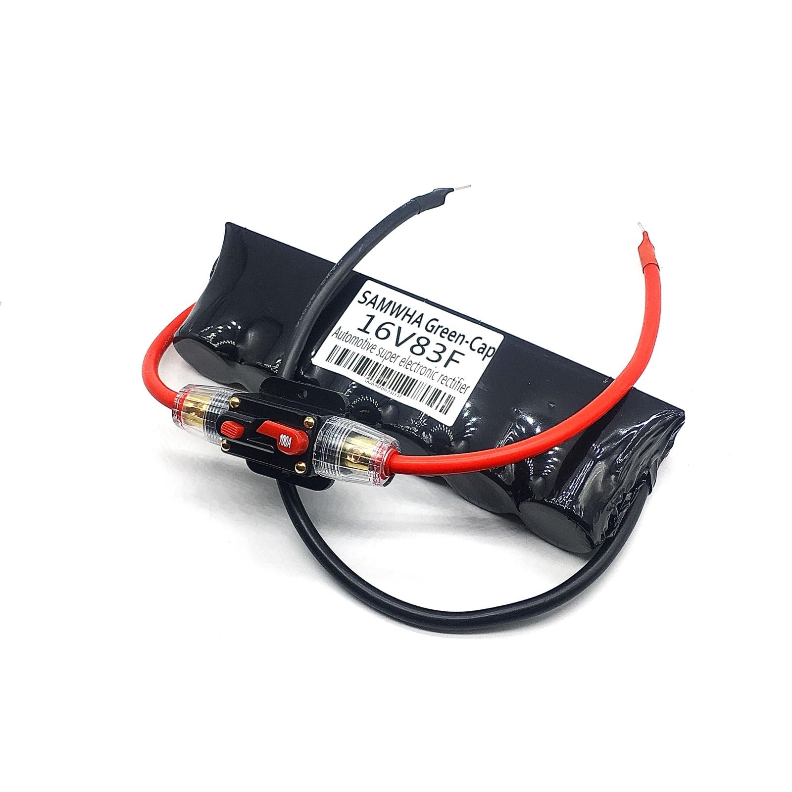 Green-Cap 16V83F supercondensador rectificador electrónico automotriz carcasa termorretráctil condensador de arranque de coche de alta corriente