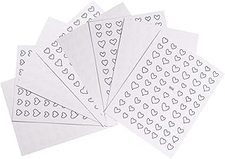 FOMIYES 8 Sheets Heart Nail Stickers Nail Art Decoration 3d Stickers Sequin Applique Nail Decals DIY Manicure Decals Fingernail Decals Women Nail Sticker Nail Sticker Decal Nail Art Decal