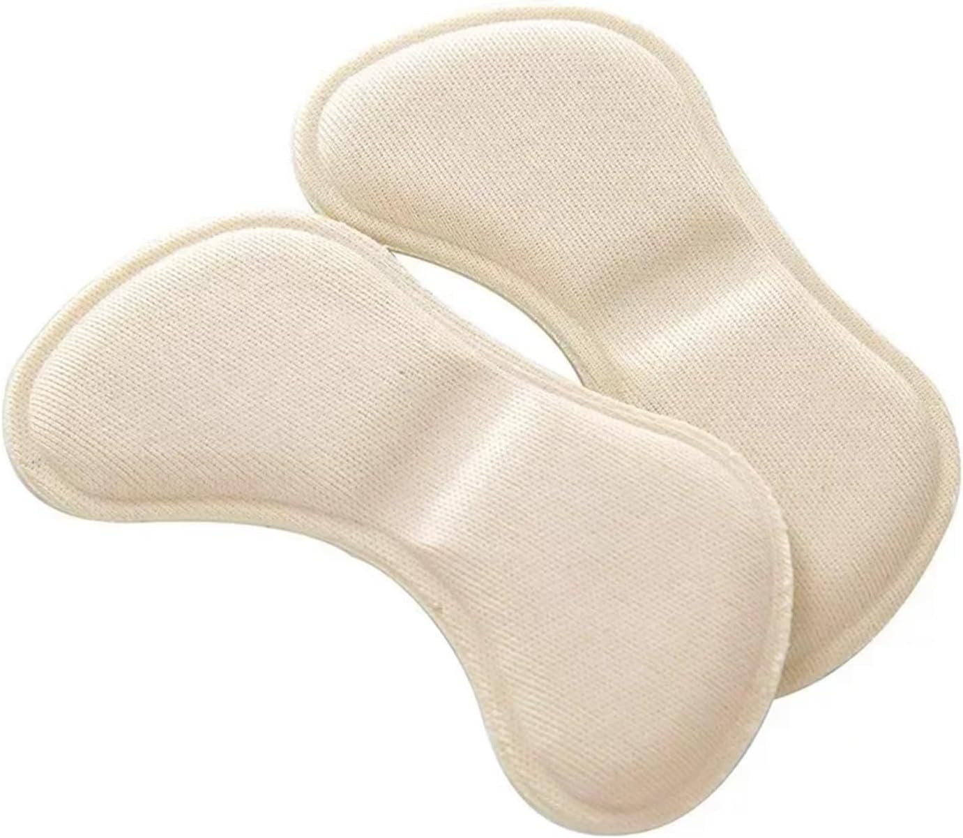 Heel Pads Heel Grips Liner for Loose Shoes 12 Pair Heel Insoles Patch Pain Relief Anti-wear Cushion Pads Feet Care Protector Adhesive(Beige)