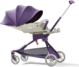 Ultra Compact Umbrella Stroller, Lightweight Travel Stroller for Babies & Toddlers Easy Fold Adjustable Backrest and 5-Point Harness Safety Infant Stroller for Kids Hand Compact Stroller Travel Syste