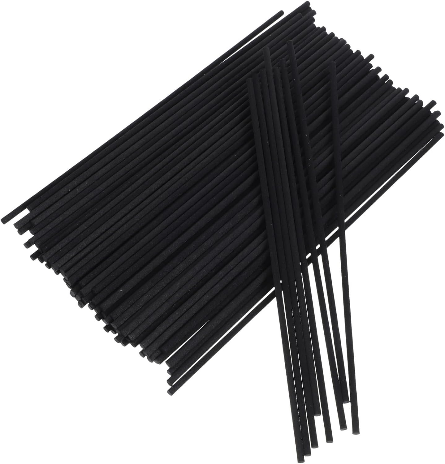 100pcs Black Fiber Reed Diffuser Sticks for Essential Oils, Consistent Fragrance and Effortless Setup, for Study Rooms and Entryways, Long-Lasting Aroma Diffusers for Home Use