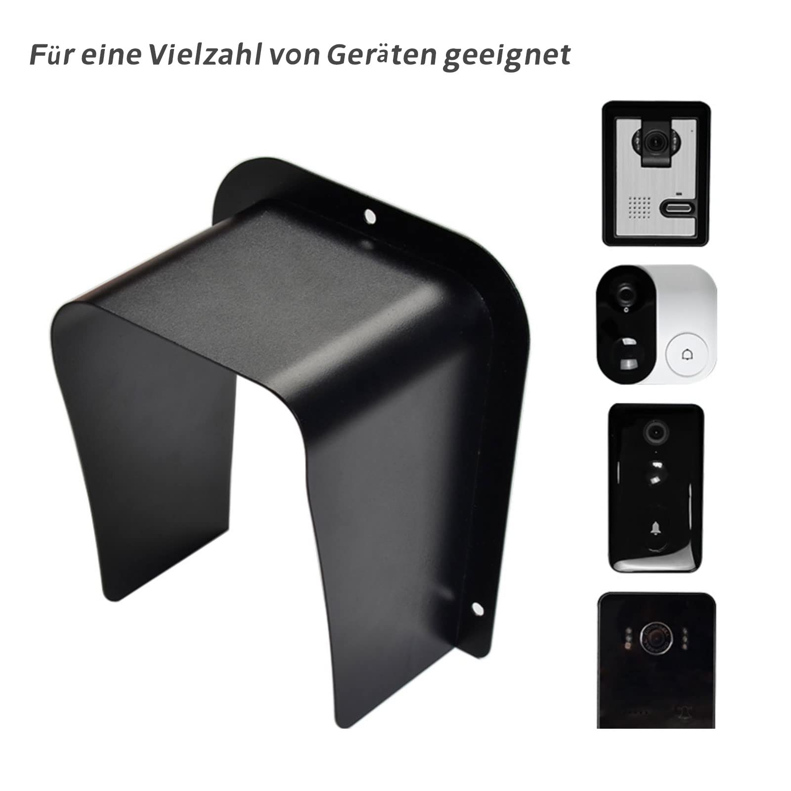 Copertura Antipioggia Per Campanello - Custodia Trasparente Impermeabile Per Esterno | Con Space Per Numero Civico