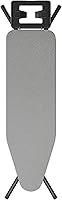 Vista 9 de BEWISHOME Tabla de planchar plegable, tabla de planchar compacta con 7 alturas ajustables y soporte de hierro de seguridad, patas de marco de metal