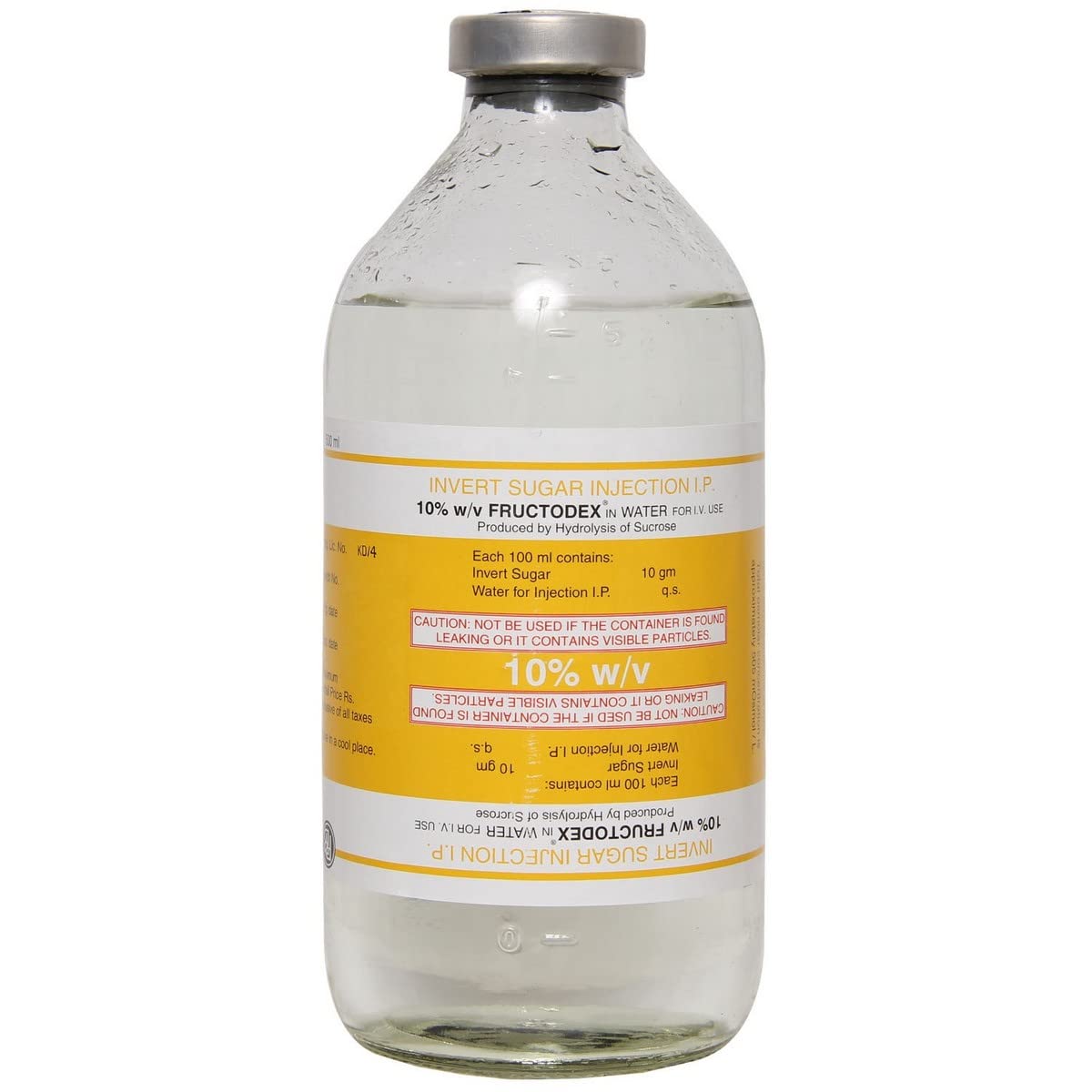 Fructodex - Bottle of 500 ml Saline