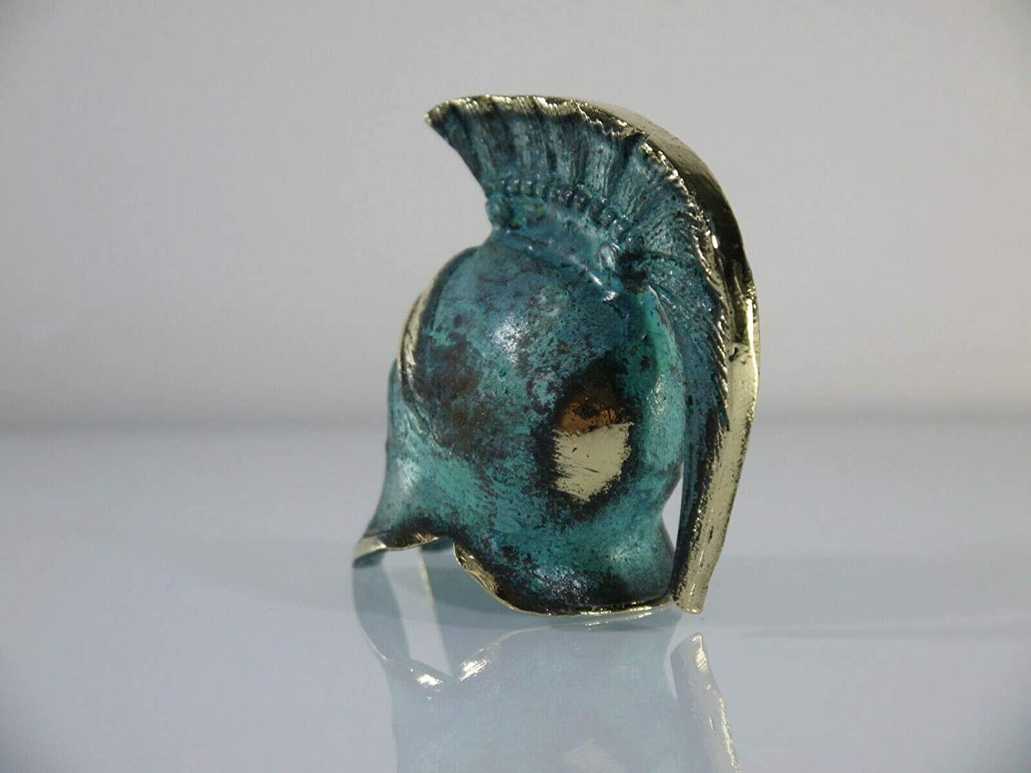 Amazon.com: Ancient Greek Bronze Miniature Helmet Bronze Oxidation
