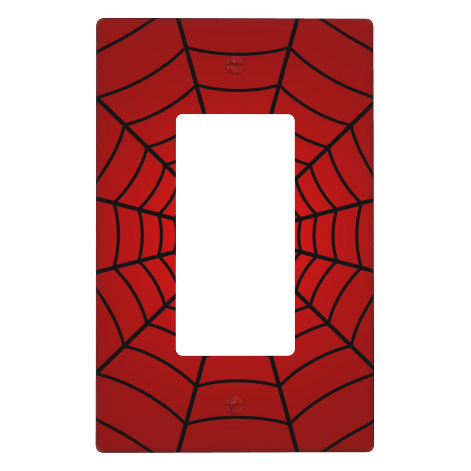 1 Gang Decorator/Rocker Wall Plate,Red Single GFCI Decora Rocker Switch Plate Covers Standard Size, Decorative Light Switch Covers Electrical