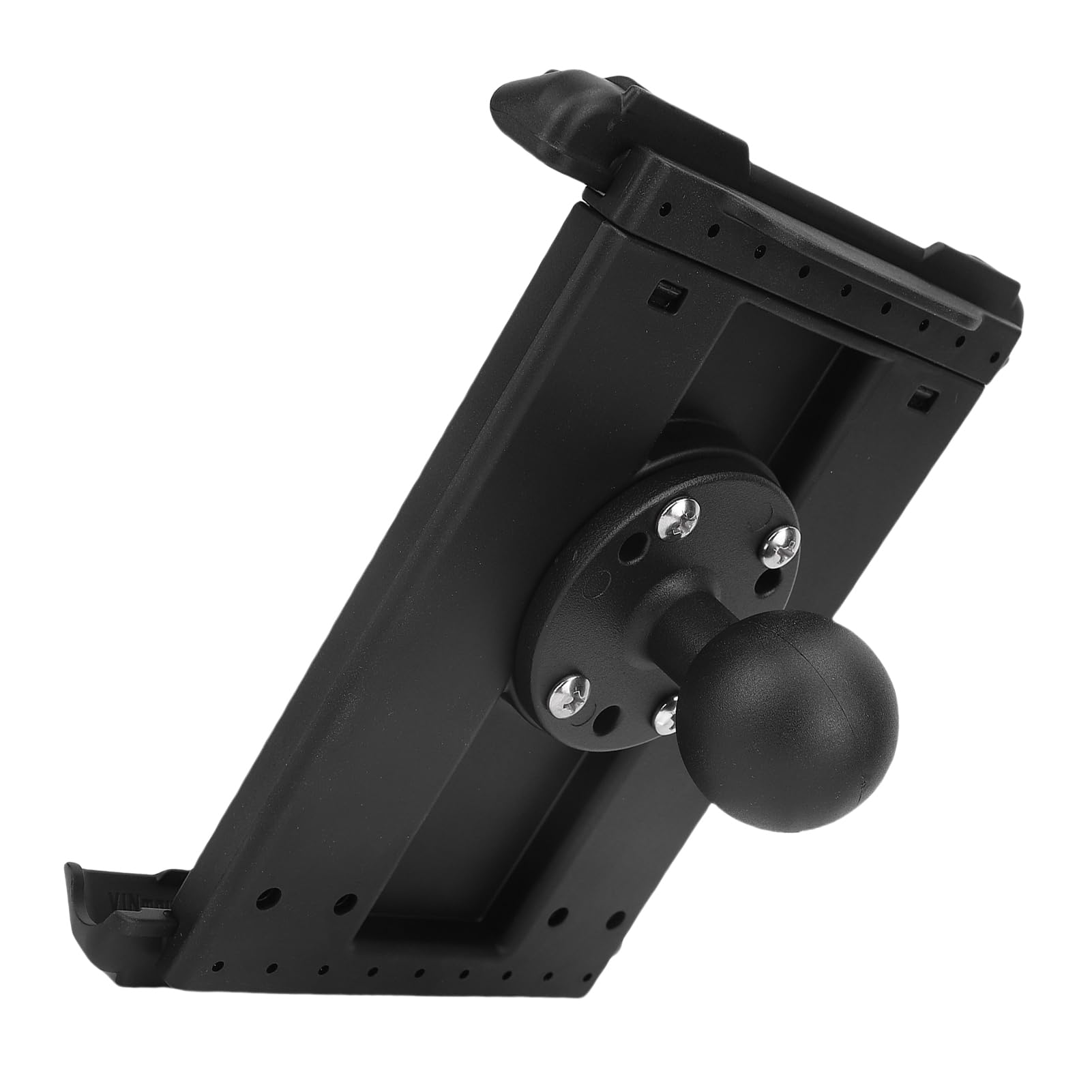 Asixxsix Supporto per Tablet Resistente, Supporto per Tablet Industriale con Rotazione Multiangolo Regolabile in Acciaio Inossidabile, per per Camion con compatibilità Testa a Sfera da 1 1,5 Pollici
