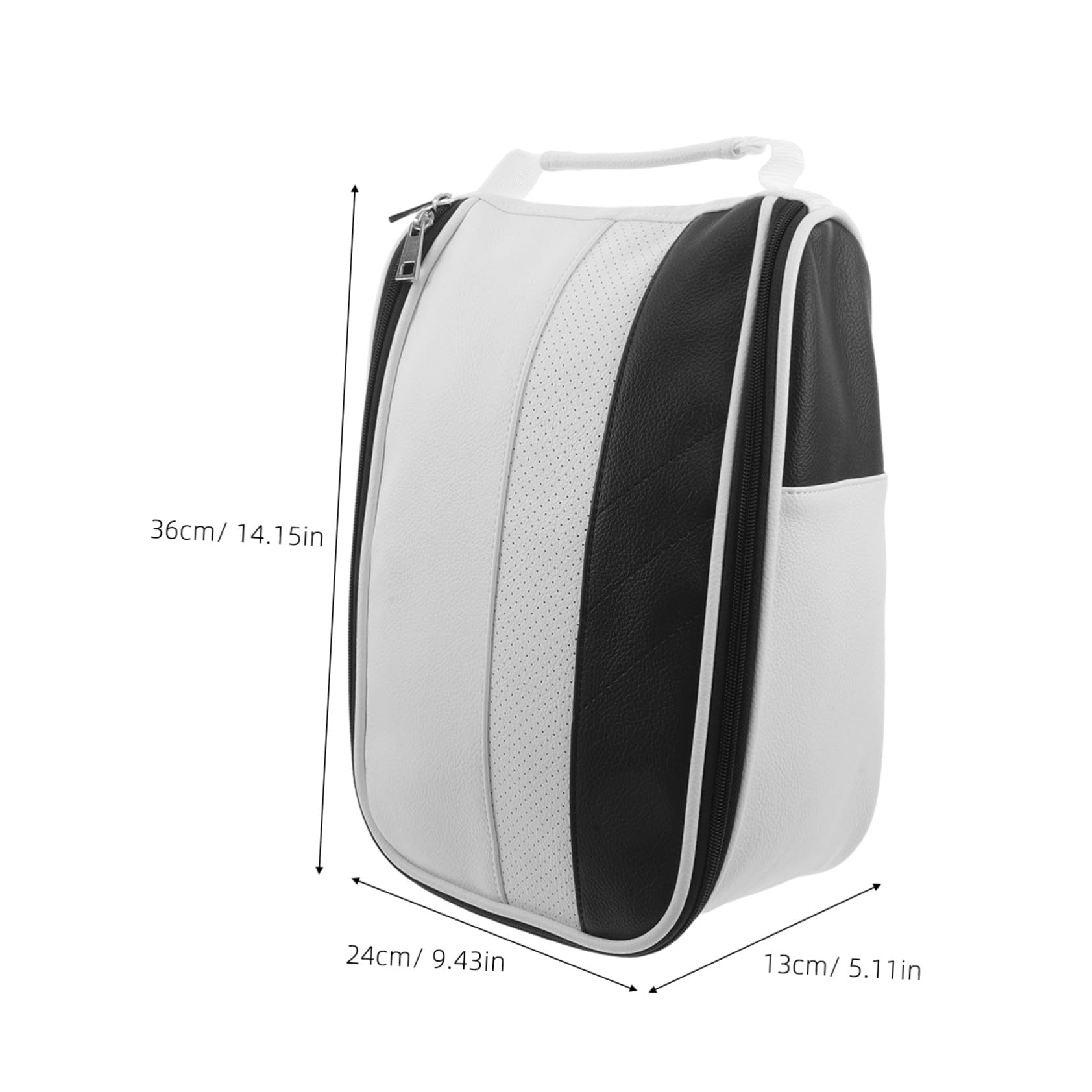 Abaodam Borsa Per Scarpe Da Golf Cerniera Organizer Per Scarpe Sportive Per Golf Escursionismo e Corsa Maniglia Tracolla