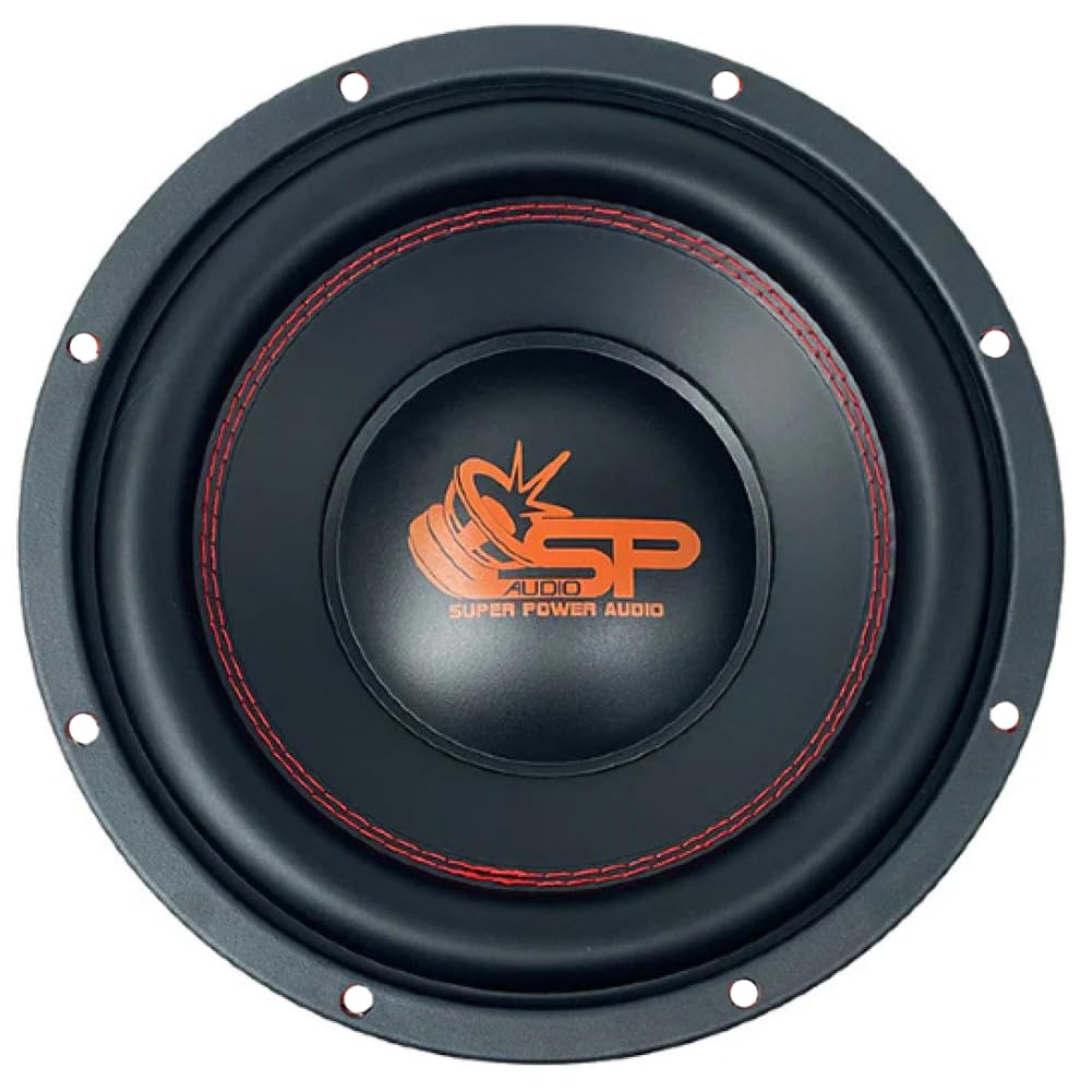 Kit Set para SP Audio SP-10CA, 1 subwoofer de 25 cm, 250 mm de diámetro (10"), 250 vatios rms, 500 vatios máx., 4 ohmios, 92,4 db SPL, Bobina móvil Simple, para Coche, 1 Unidad + Accesorios gratuitos