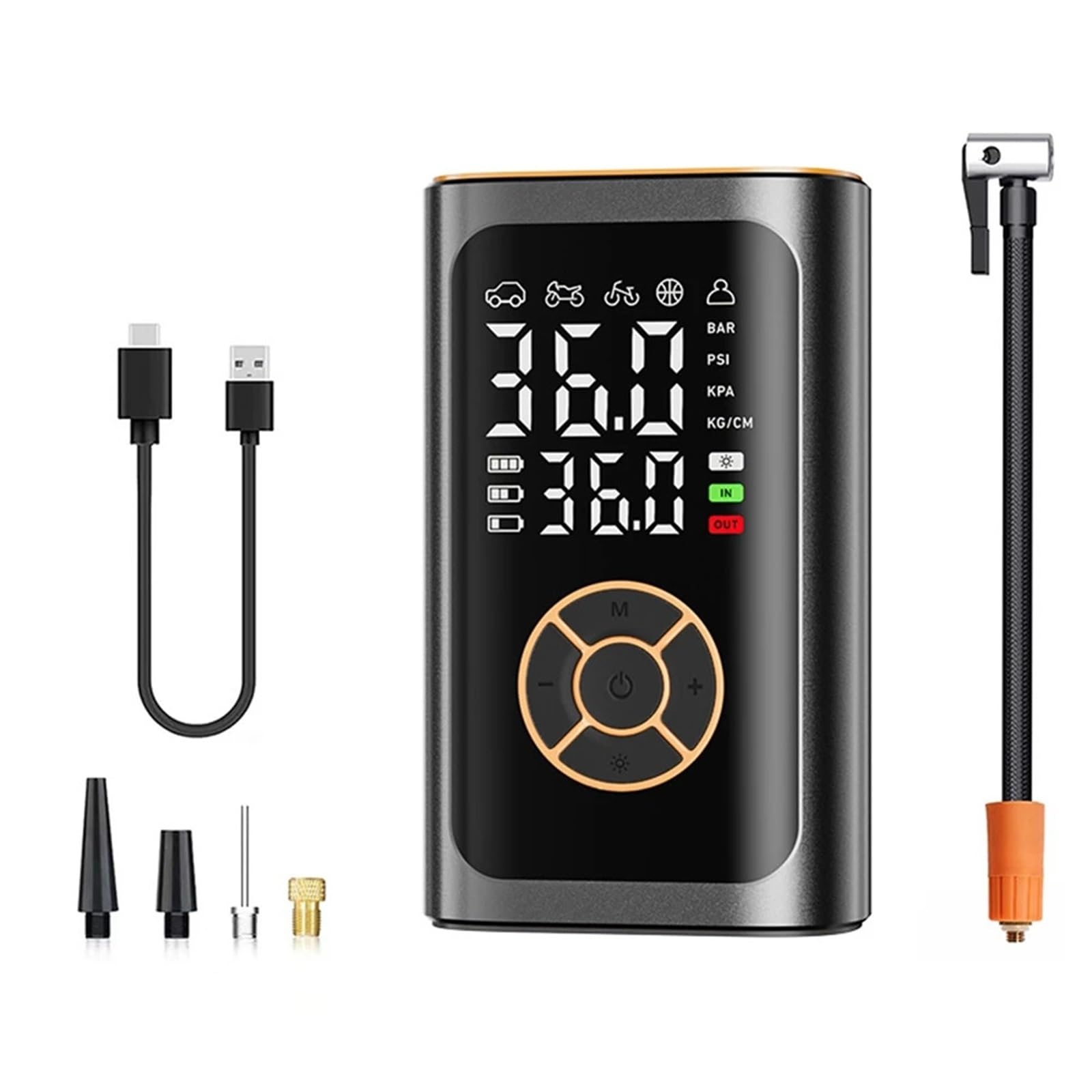 Compresseur Air Gonfleur de pneu de pompe à air Gonfleur Electrique