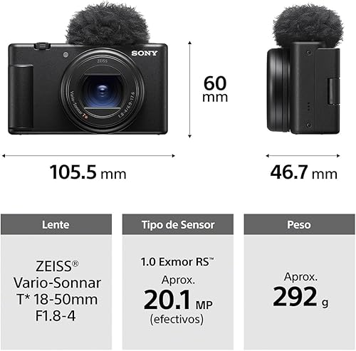 Miniatura 5 de Sony ZV-1 II Vlog Camera for Content Creators and Vloggers