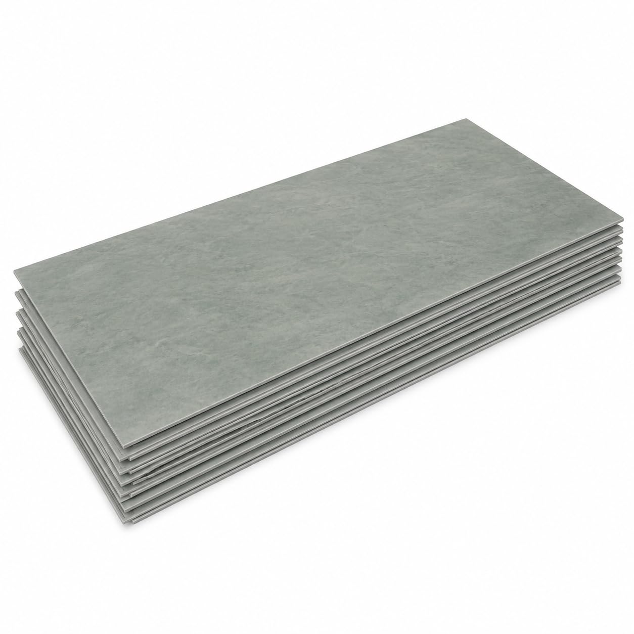 SPC - Pavimento in vinile da 4 mm, impermeabile, 60 x 30 cm, 12 piastrelle da 2,16 m², per interni (mosaico, 1 m²)