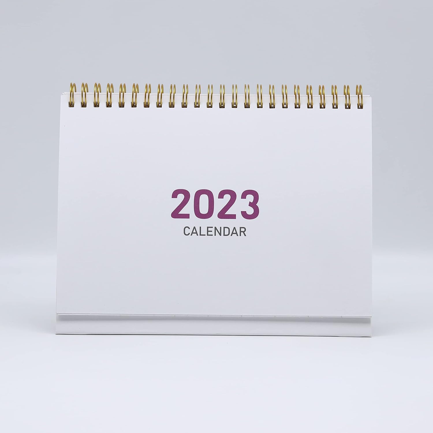 INNAXA Desk Calendar 2023, 21 x 14.8 cm , Standing Flip Black Desk