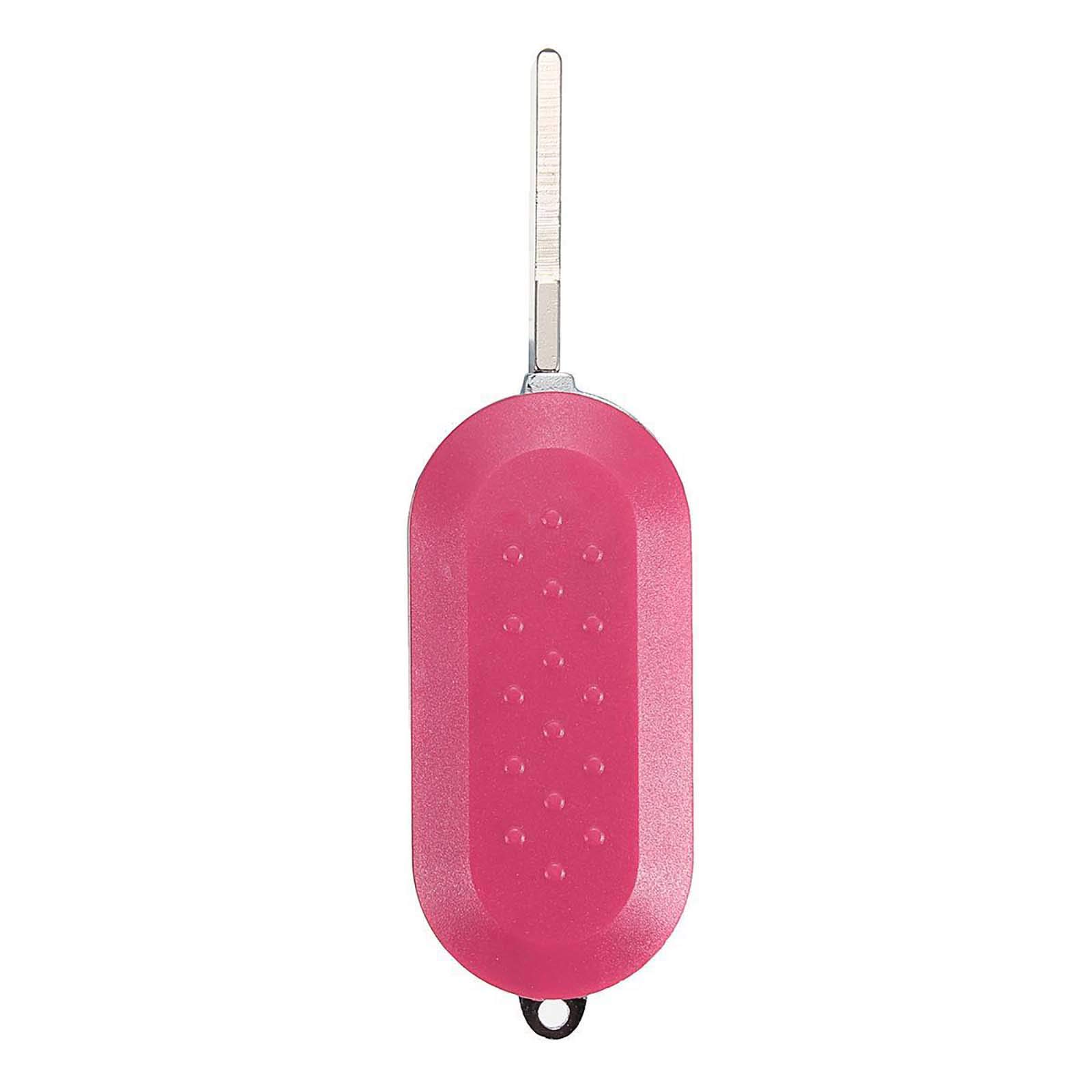 Guscio Chiave Telecomando Fiat Panda 500 Punto Lancia Ypsilon - Ricambio Blu KS-FIAT-02 - Foto 2