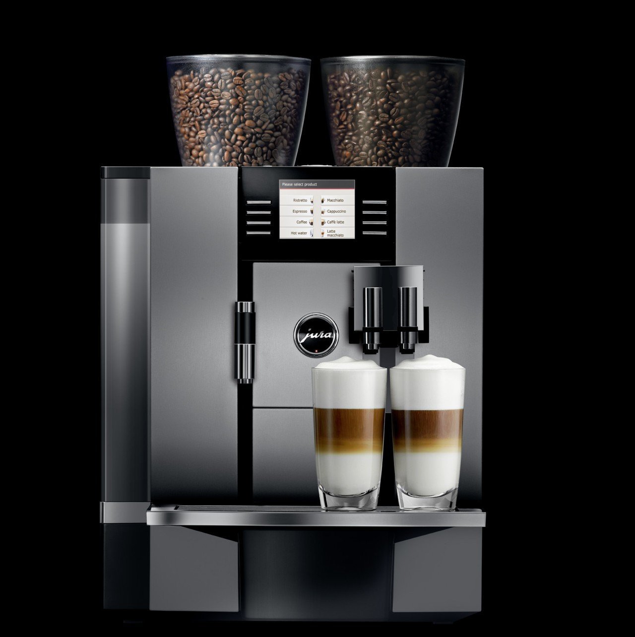 Jura Giga X7 Professional autonome entièrement automatique Cafetière (autonome, Machine à mixte, aluminium, boutons, rotatif, TFT, 5 l)