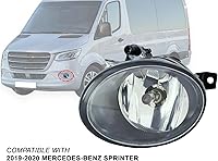 Vista 2 de Auto Parts Avenue APA - Luz antiniebla de repuesto para parachoques delantero 2019 2020 19 20 20 Sprinter Van Driver lado izquierdo MB2592127
