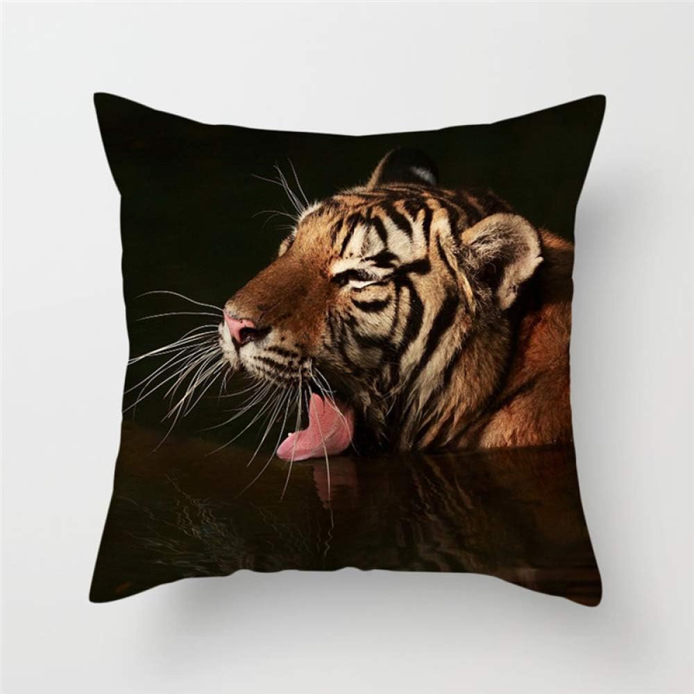 Cushion Cover Head Close up Pillows Cover for Home Sofa Car Decorative Pillowcases 45x45cm
